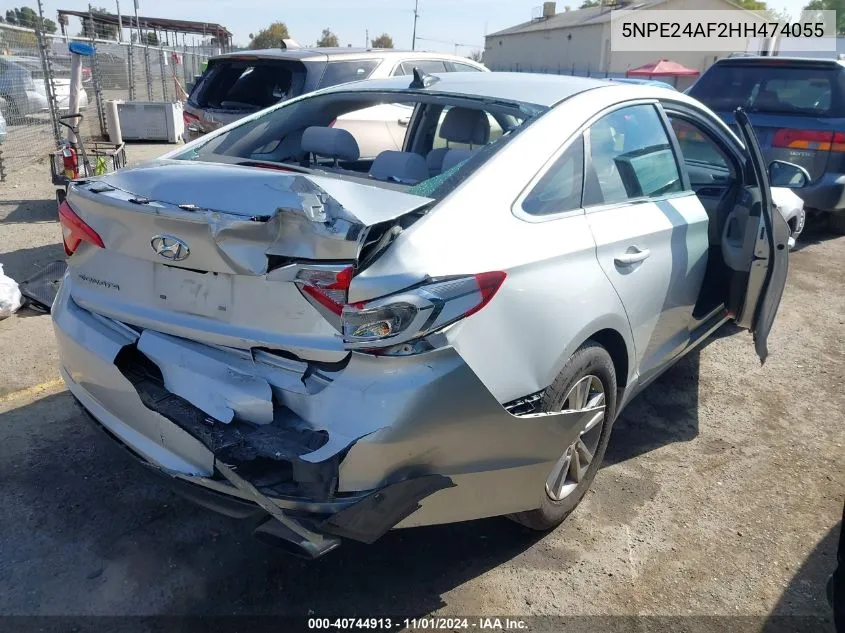 2017 Hyundai Sonata VIN: 5NPE24AF2HH474055 Lot: 40744913