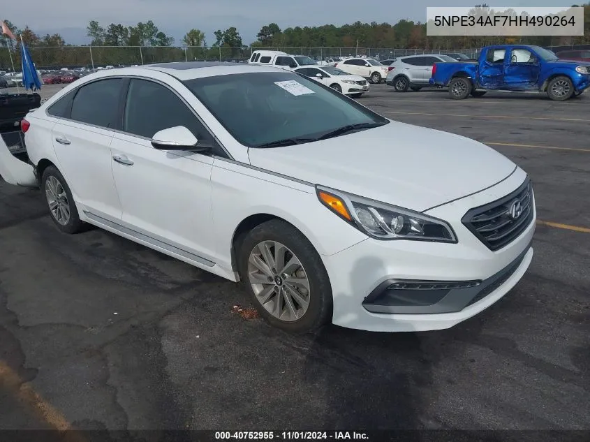 2017 Hyundai Sonata Sport VIN: 5NPE34AF7HH490264 Lot: 40752955