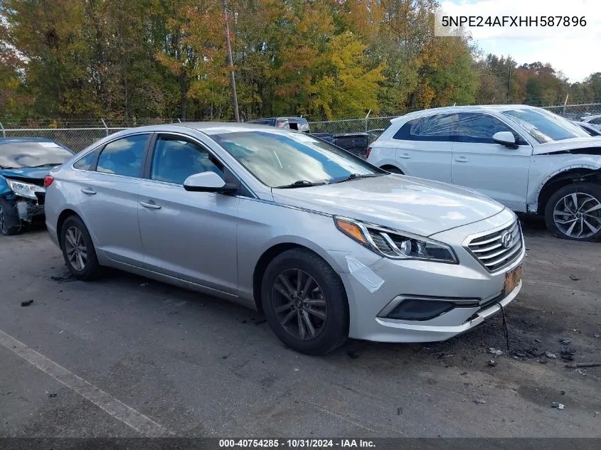 2017 Hyundai Sonata Se VIN: 5NPE24AFXHH587896 Lot: 40754285