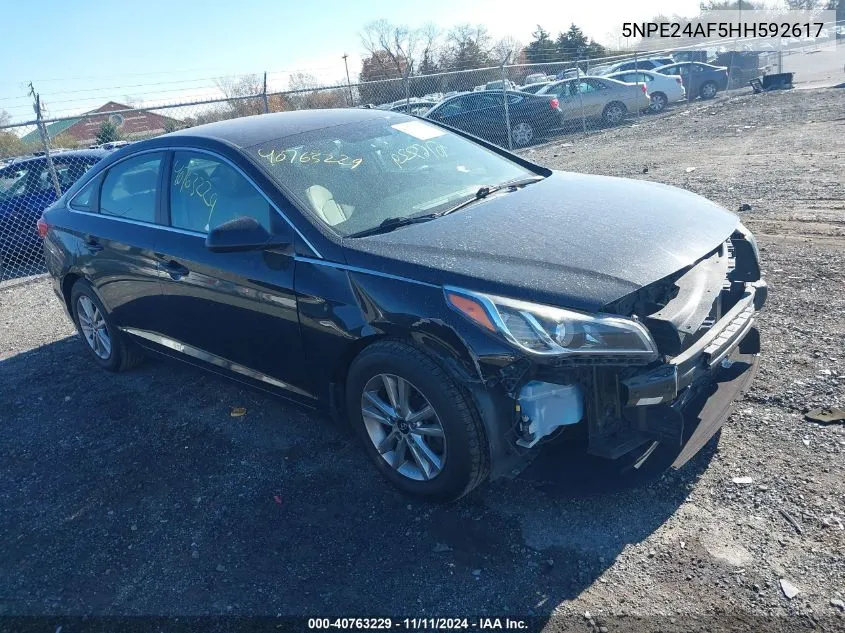 5NPE24AF5HH592617 2017 Hyundai Sonata