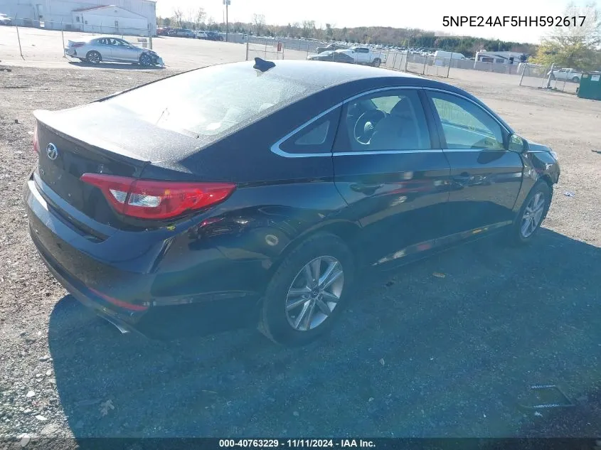 5NPE24AF5HH592617 2017 Hyundai Sonata