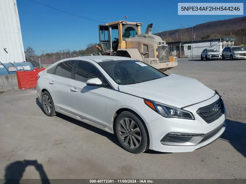 5NPE34AF2HH544246 2017 Hyundai Sonata Sport