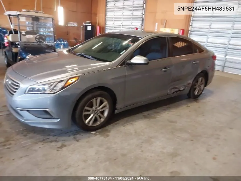 2017 Hyundai Sonata VIN: 5NPE24AF6HH489531 Lot: 40773184