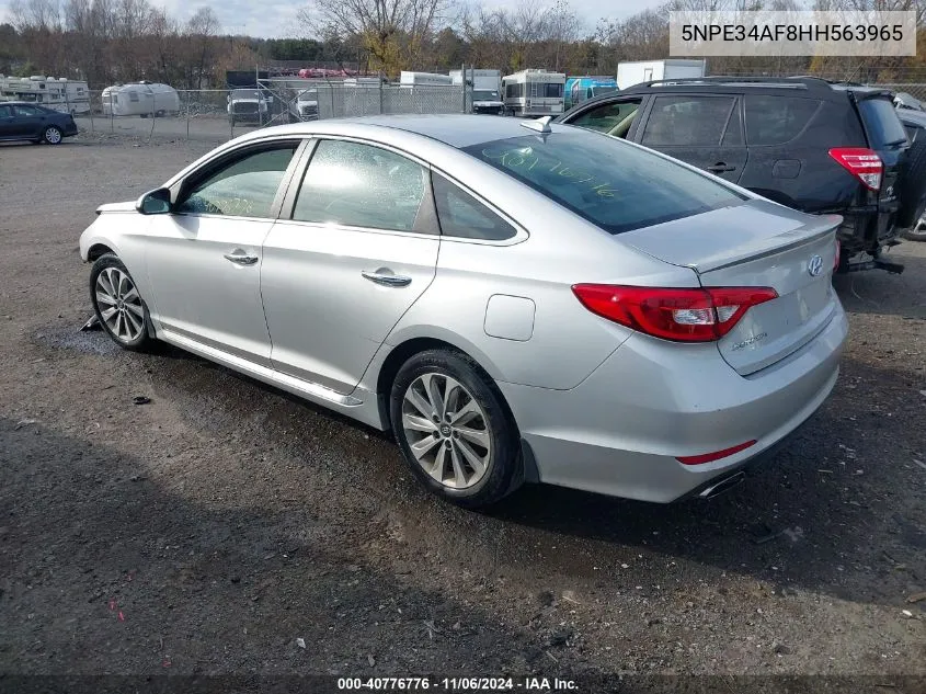 2017 Hyundai Sonata Sport VIN: 5NPE34AF8HH563965 Lot: 40776776