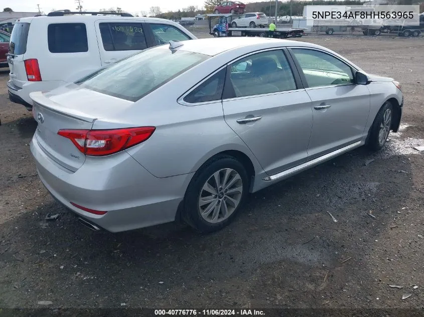 2017 Hyundai Sonata Sport VIN: 5NPE34AF8HH563965 Lot: 40776776