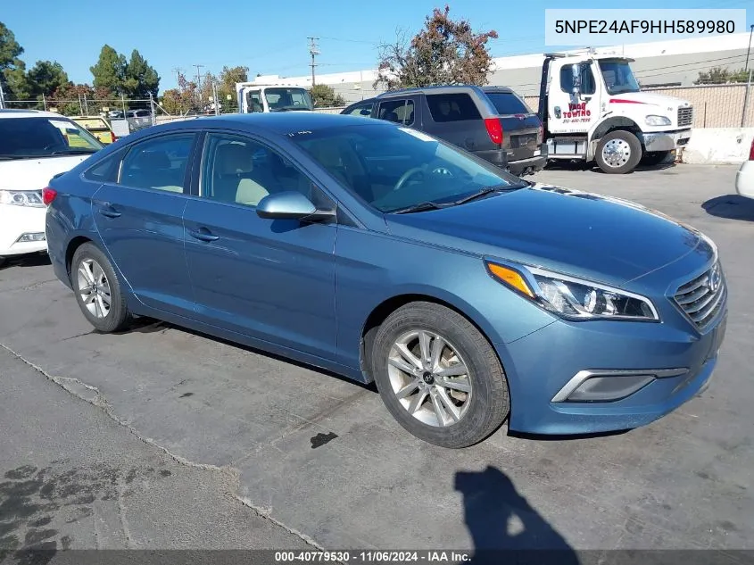 2017 Hyundai Sonata VIN: 5NPE24AF9HH589980 Lot: 40779530