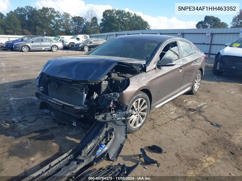 2017 Hyundai Sonata Sport VIN: 5NPE34AF1HH463352 Lot: 40784375