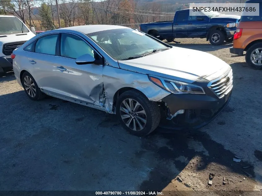 2017 Hyundai Sonata Sport VIN: 5NPE34AFXHH437686 Lot: 40790780