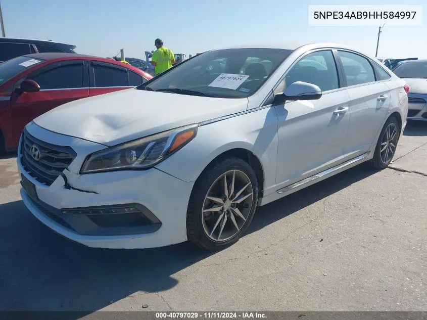 5NPE34AB9HH584997 2017 Hyundai Sonata Sport 2.0T