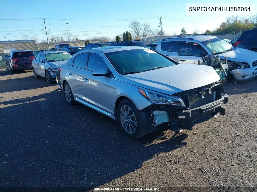 5NPE34AF4HH588054 2017 Hyundai Sonata Sport