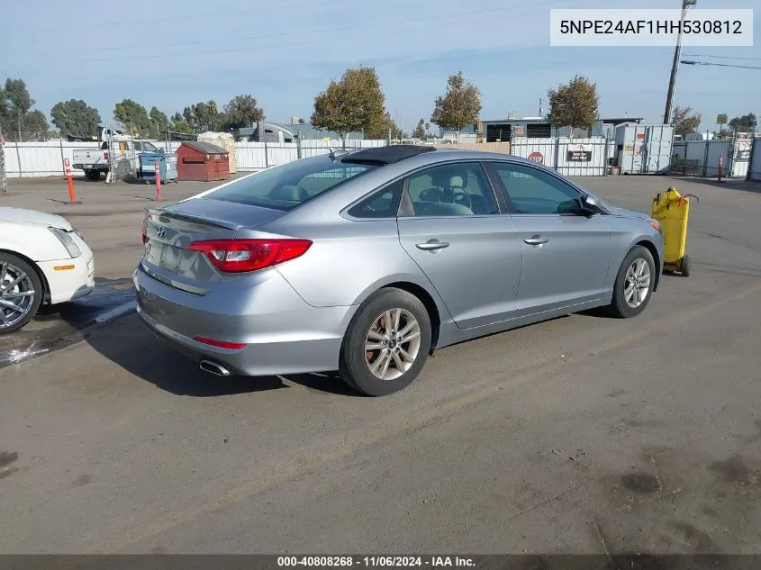 2017 Hyundai Sonata VIN: 5NPE24AF1HH530812 Lot: 40808268