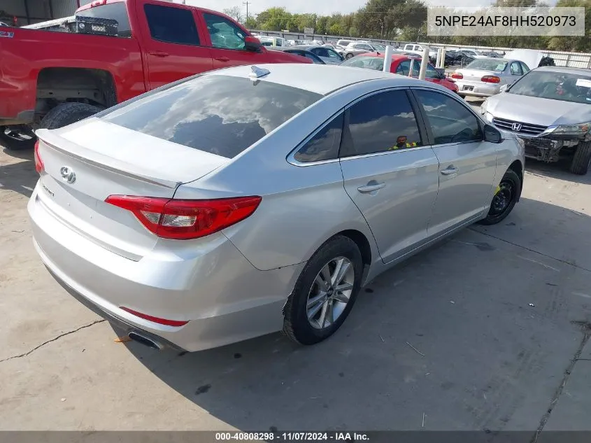 2017 Hyundai Sonata VIN: 5NPE24AF8HH520973 Lot: 40808298