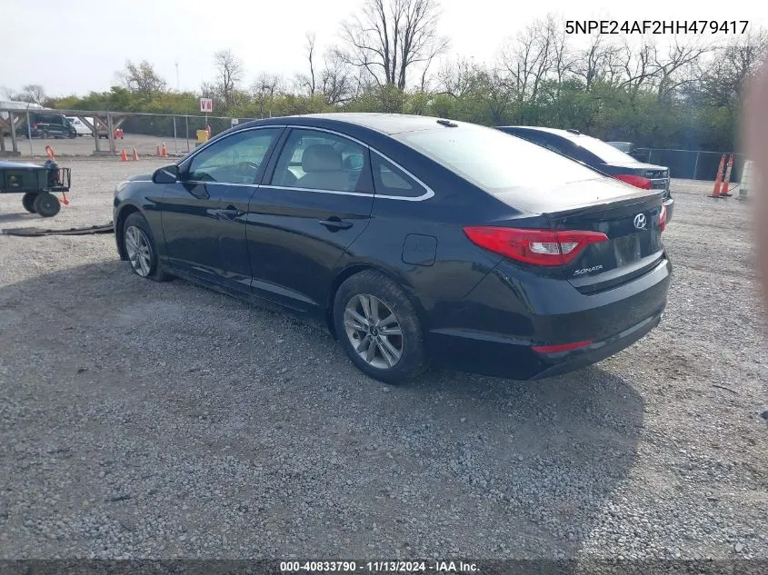 5NPE24AF2HH479417 2017 Hyundai Sonata Se