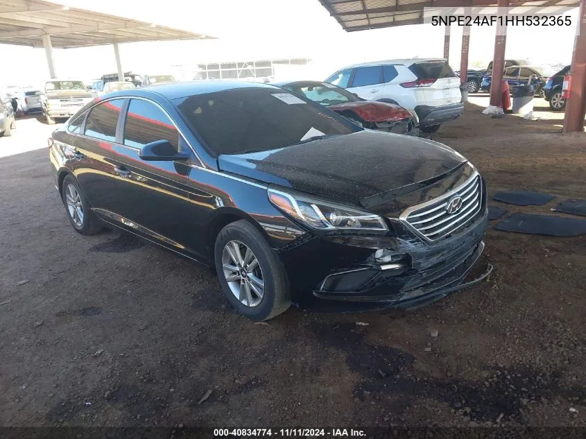 2017 Hyundai Sonata VIN: 5NPE24AF1HH532365 Lot: 40834774