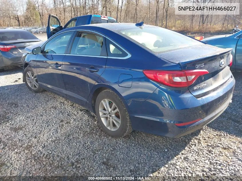 5NPE24AF1HH466027 2017 Hyundai Sonata Se