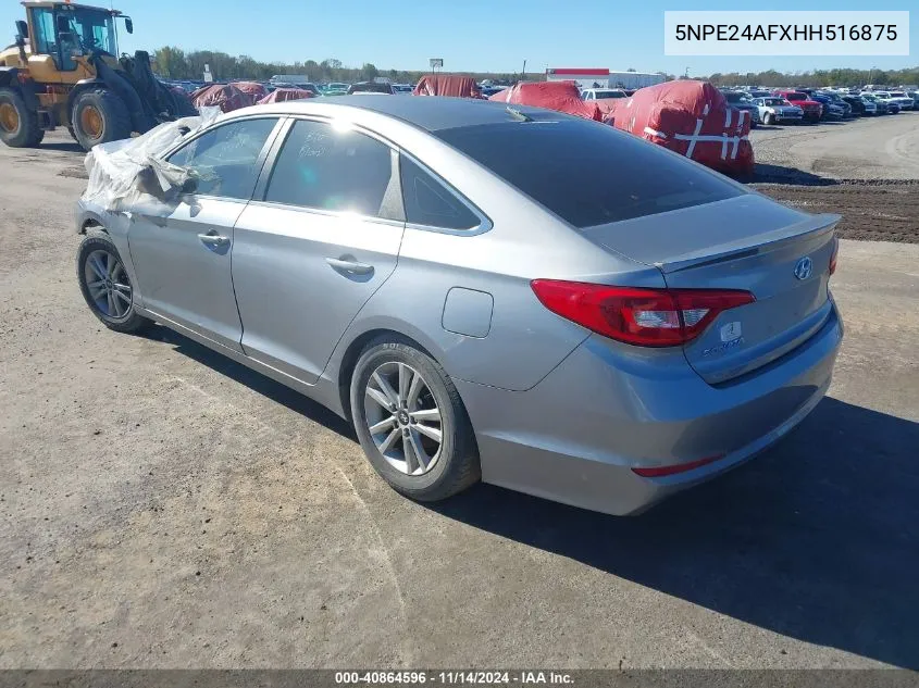 2017 Hyundai Sonata VIN: 5NPE24AFXHH516875 Lot: 40864596