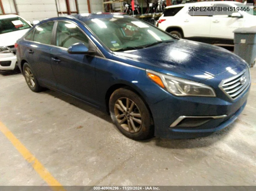 2017 Hyundai Sonata Se VIN: 5NPE24AF8HH519466 Lot: 40906296