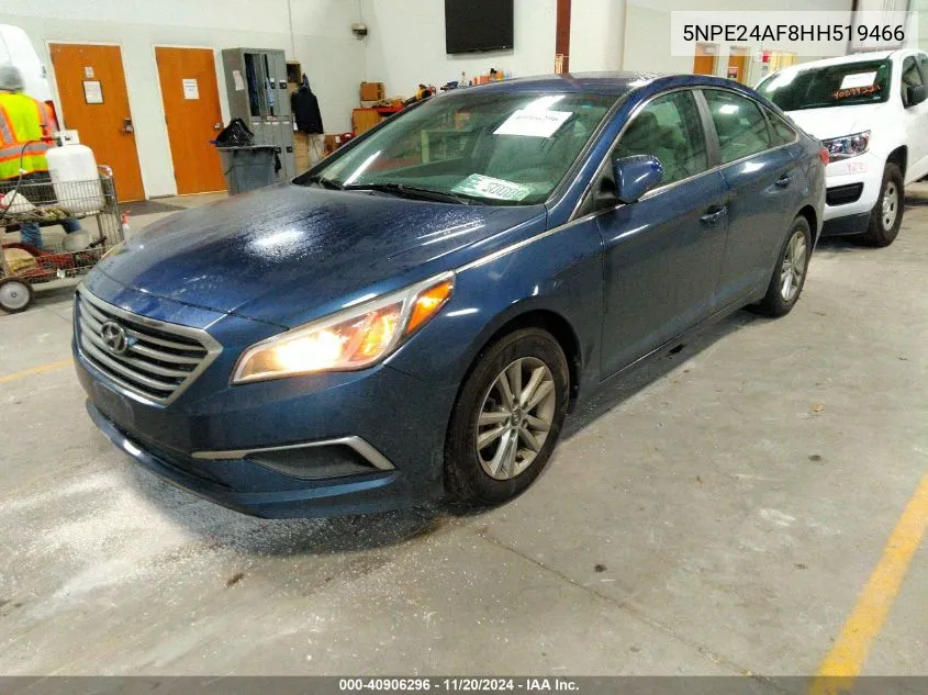 2017 Hyundai Sonata Se VIN: 5NPE24AF8HH519466 Lot: 40906296