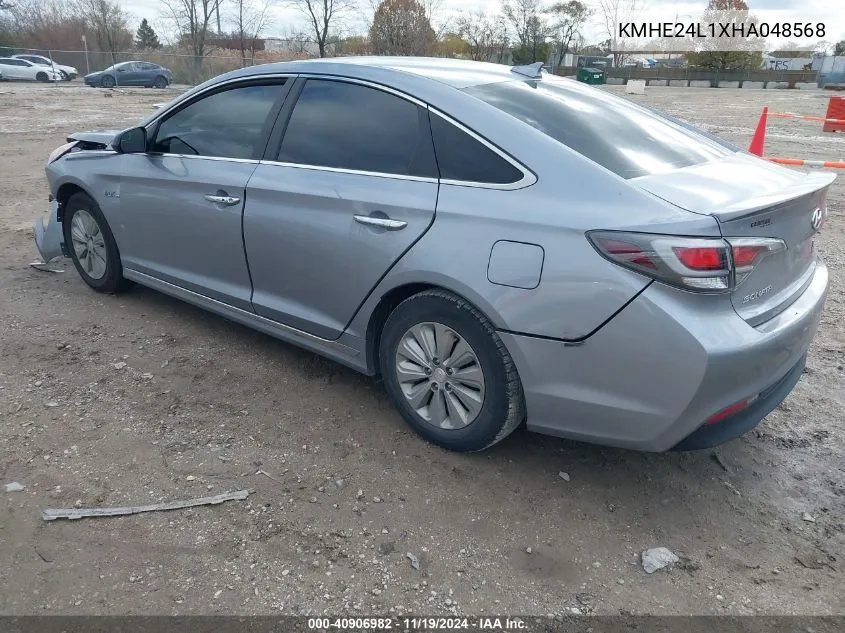 2017 Hyundai Sonata Hybrid Se VIN: KMHE24L1XHA048568 Lot: 40906982