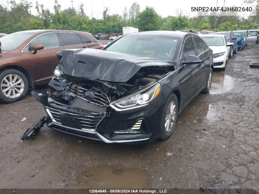 2018 Hyundai Sonata Se VIN: 5NPE24AF4JH682640 Lot: 12064648