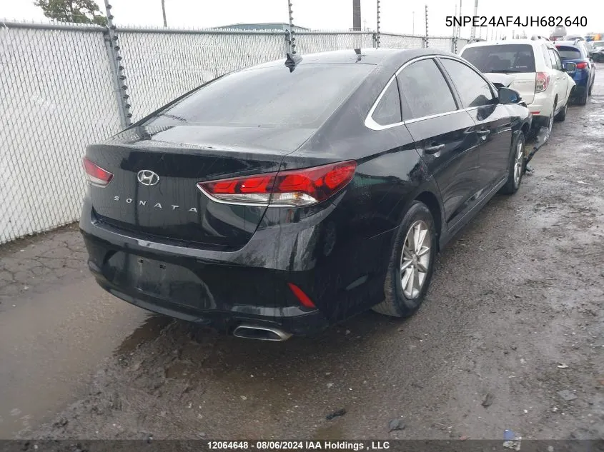 2018 Hyundai Sonata Se VIN: 5NPE24AF4JH682640 Lot: 12064648