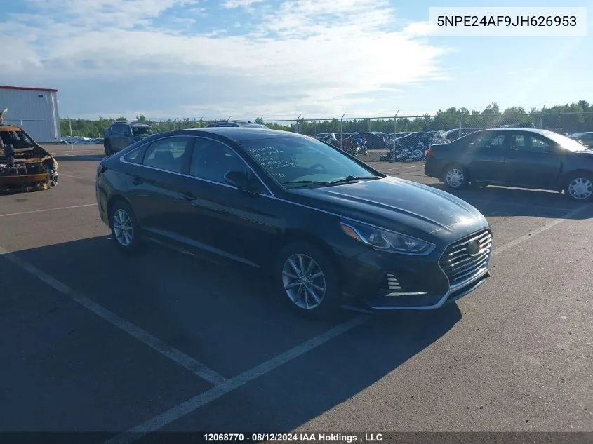 2018 Hyundai Sonata Se VIN: 5NPE24AF9JH626953 Lot: 12068770