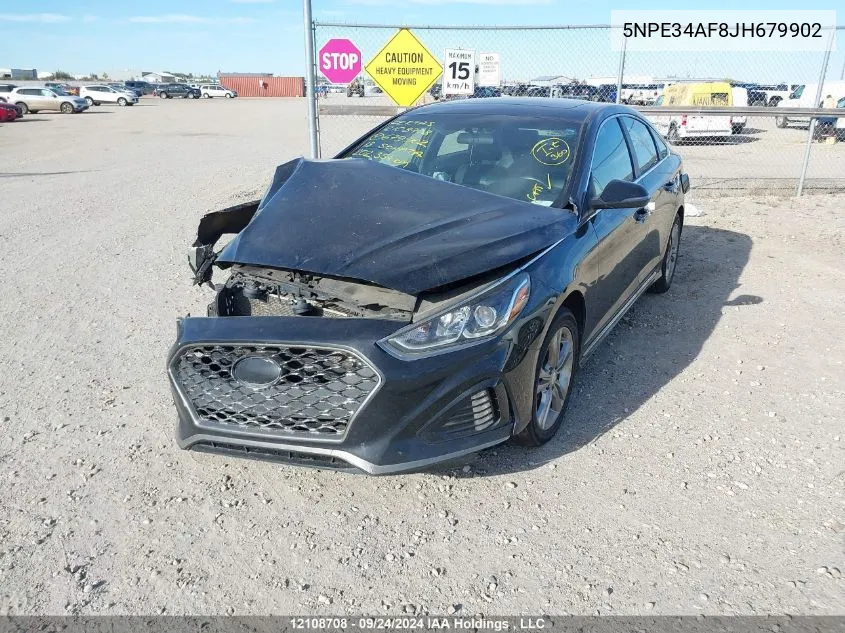 2018 Hyundai Sonata Sport VIN: 5NPE34AF8JH679902 Lot: 12108708