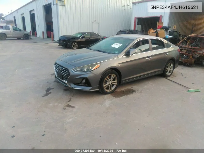 2018 Hyundai Sonata Sel VIN: 5NPE34AF4JH616621 Lot: 37206480