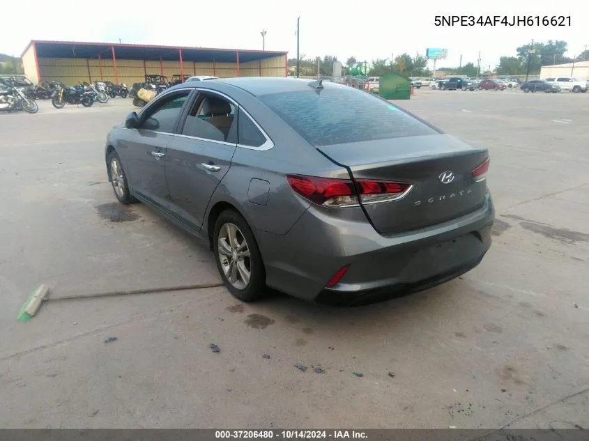 5NPE34AF4JH616621 2018 Hyundai Sonata Sel