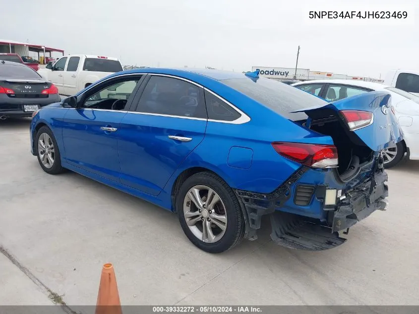 5NPE34AF4JH623469 2018 Hyundai Sonata Limited