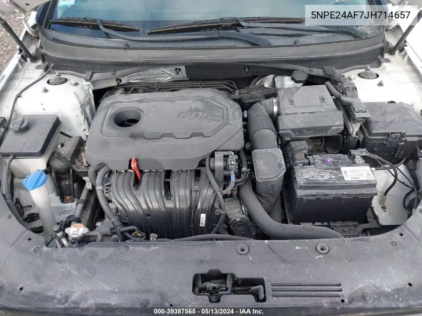 5NPE24AF7JH714657 2018 Hyundai Sonata Se