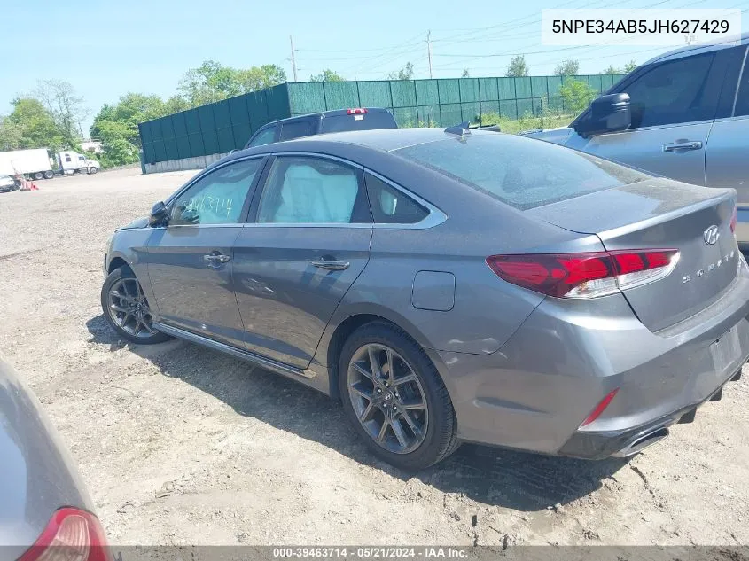 5NPE34AB5JH627429 2018 Hyundai Sonata Sport 2.0T