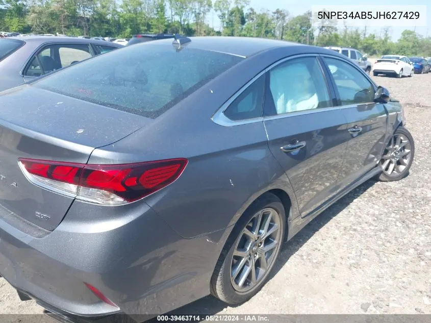 2018 Hyundai Sonata Sport 2.0T VIN: 5NPE34AB5JH627429 Lot: 39463714