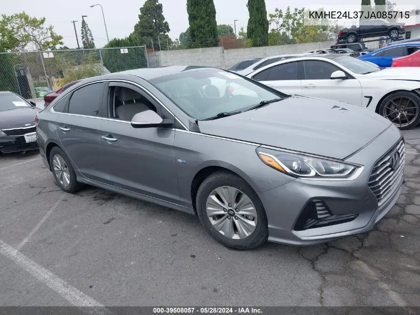 KMHE24L37JA085715 2018 Hyundai Sonata Hybrid Se