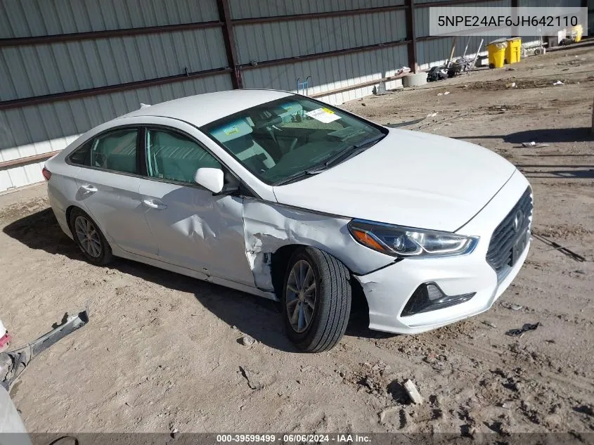 5NPE24AF6JH642110 2018 Hyundai Sonata Se