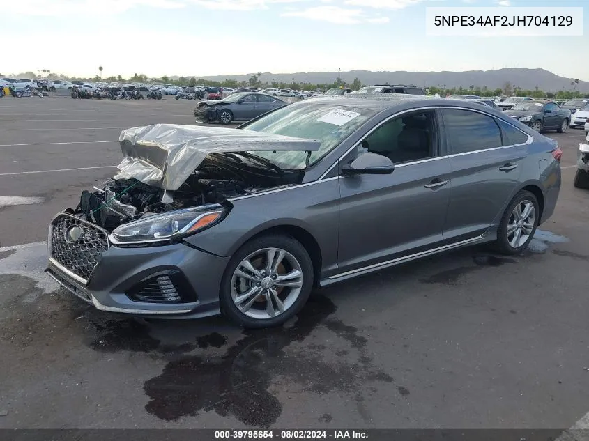 5NPE34AF2JH704129 2018 Hyundai Sonata Sport+