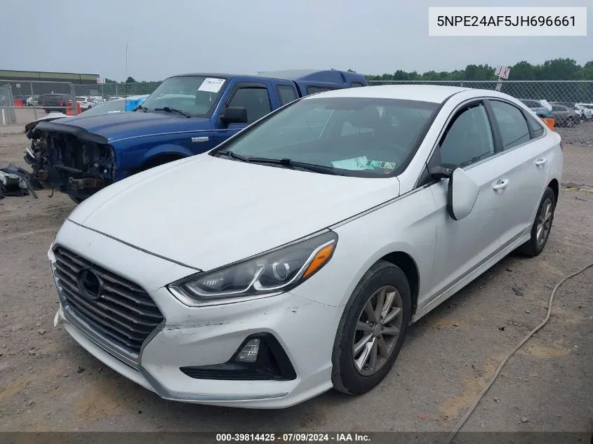 2018 Hyundai Sonata Se VIN: 5NPE24AF5JH696661 Lot: 39814425