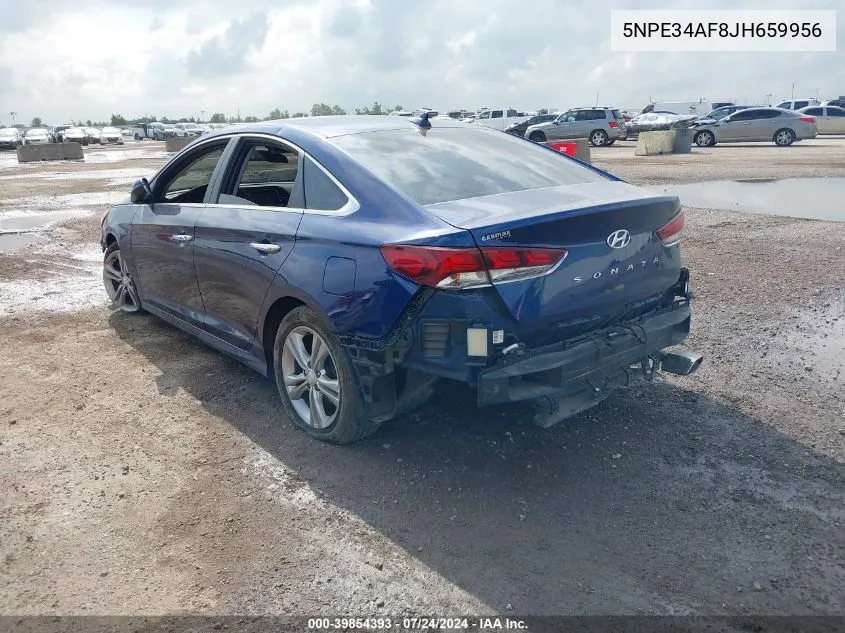 5NPE34AF8JH659956 2018 Hyundai Sonata Sel