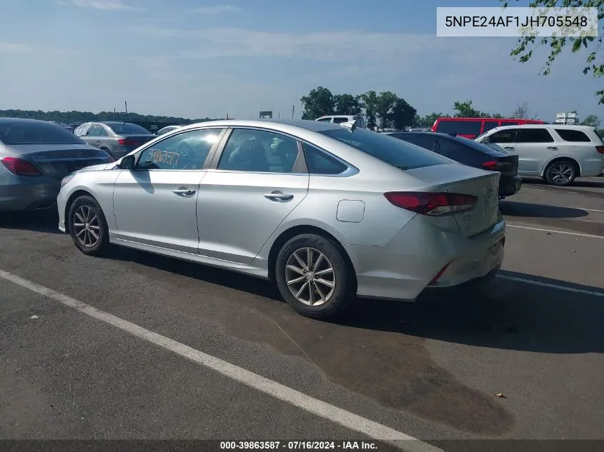 5NPE24AF1JH705548 2018 Hyundai Sonata Se