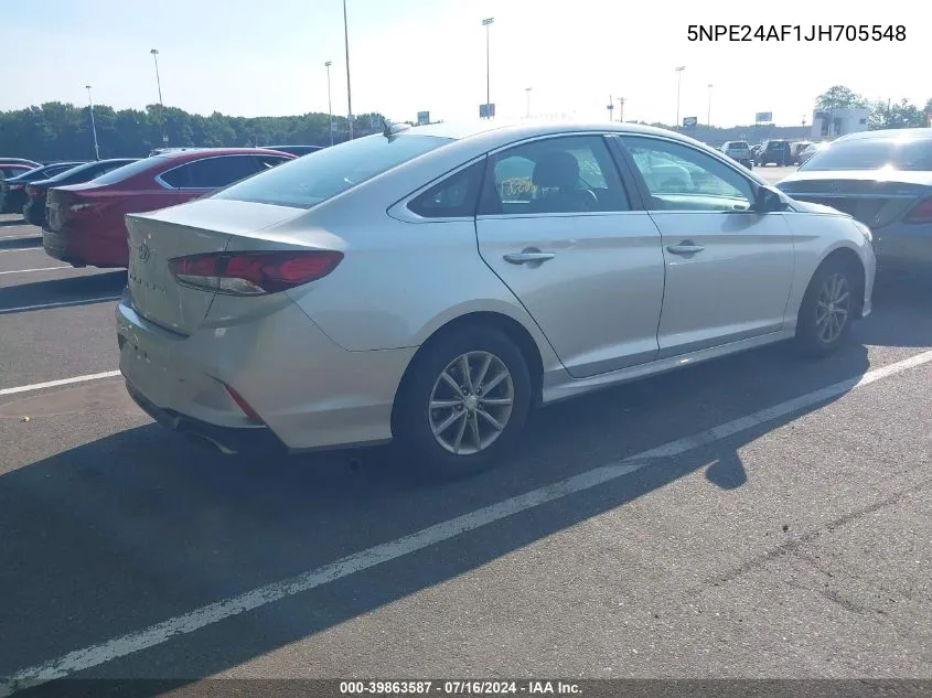 5NPE24AF1JH705548 2018 Hyundai Sonata Se