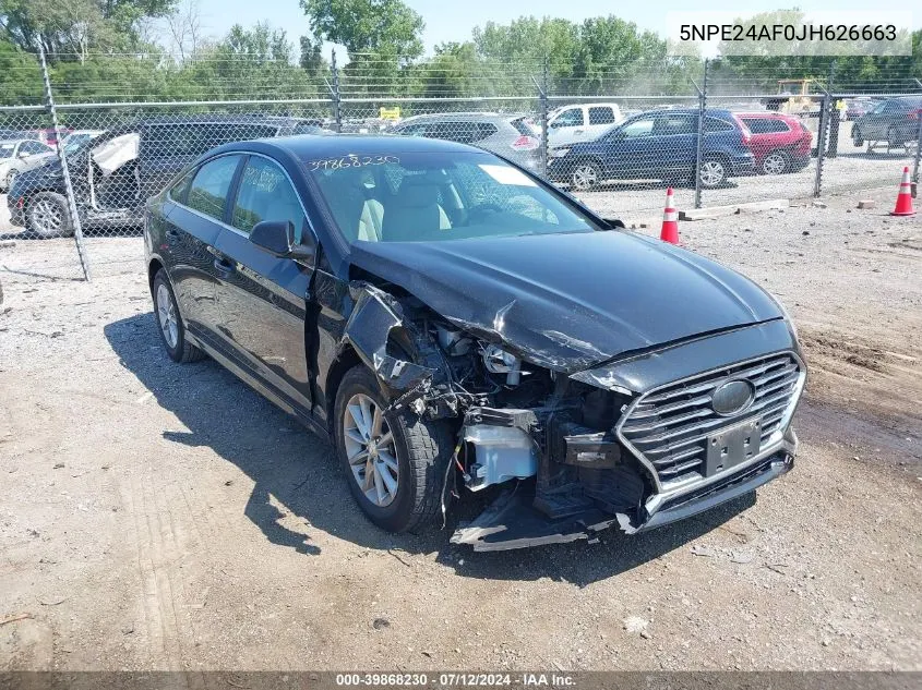 5NPE24AF0JH626663 2018 Hyundai Sonata Se