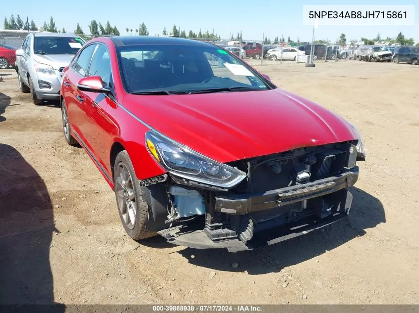 5NPE34AB8JH715861 2018 Hyundai Sonata Limited 2.0T+