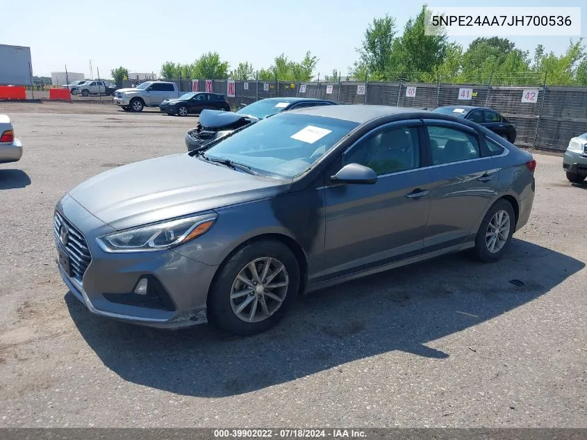 5NPE24AA7JH700536 2018 Hyundai Sonata Eco