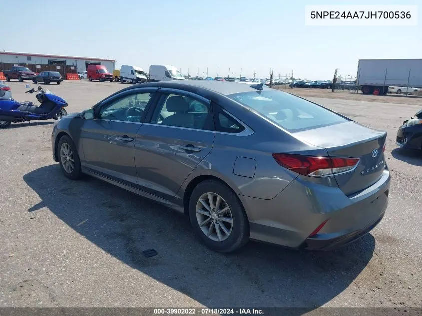 5NPE24AA7JH700536 2018 Hyundai Sonata Eco