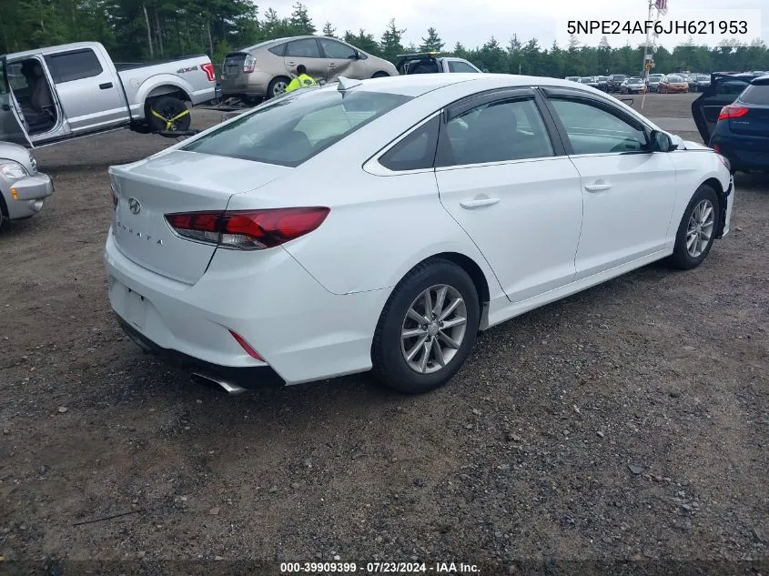 2018 Hyundai Sonata Se VIN: 5NPE24AF6JH621953 Lot: 39909399