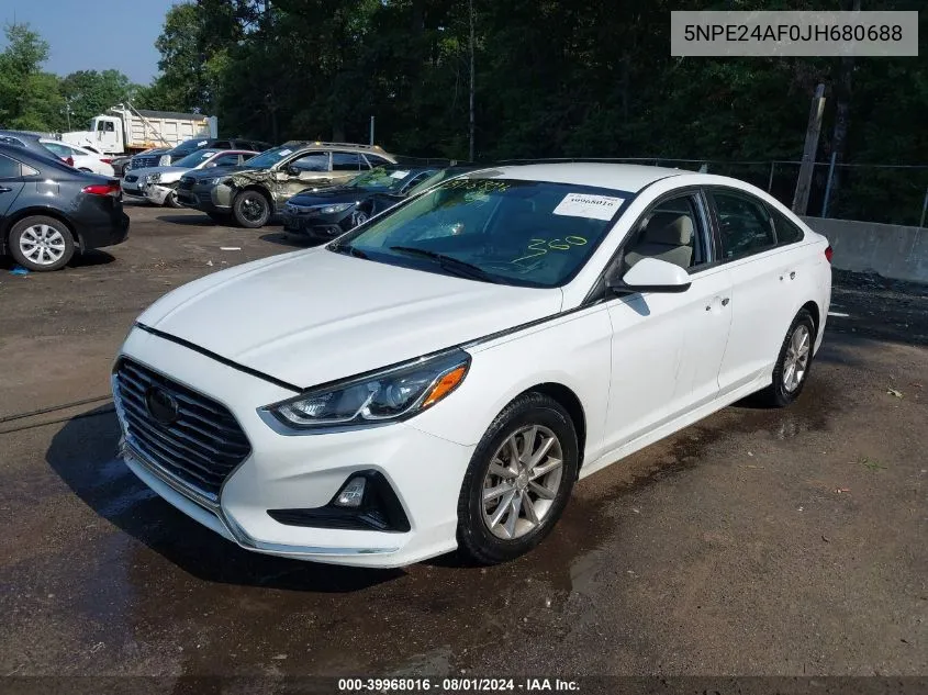 5NPE24AF0JH680688 2018 Hyundai Sonata Se