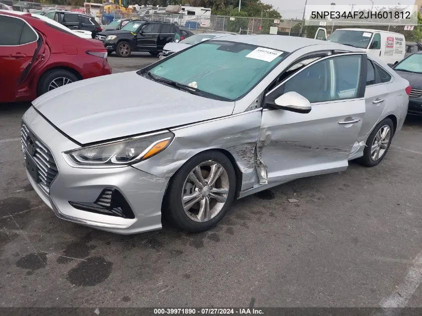 5NPE34AF2JH601812 2018 Hyundai Sonata Sel