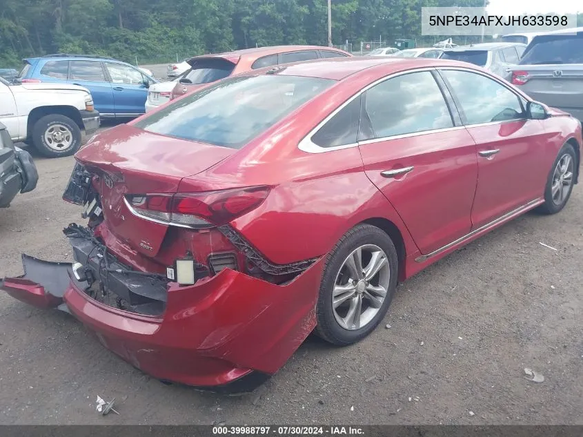 5NPE34AFXJH633598 2018 Hyundai Sonata Sport