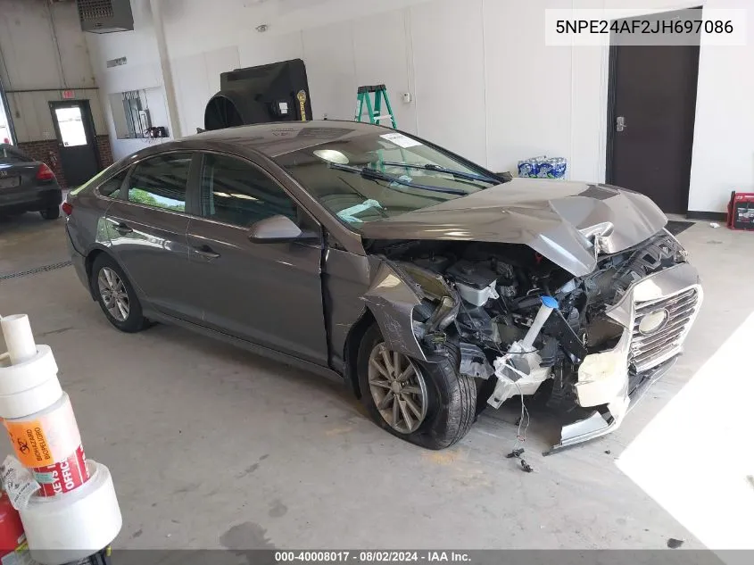 5NPE24AF2JH697086 2018 Hyundai Sonata Se