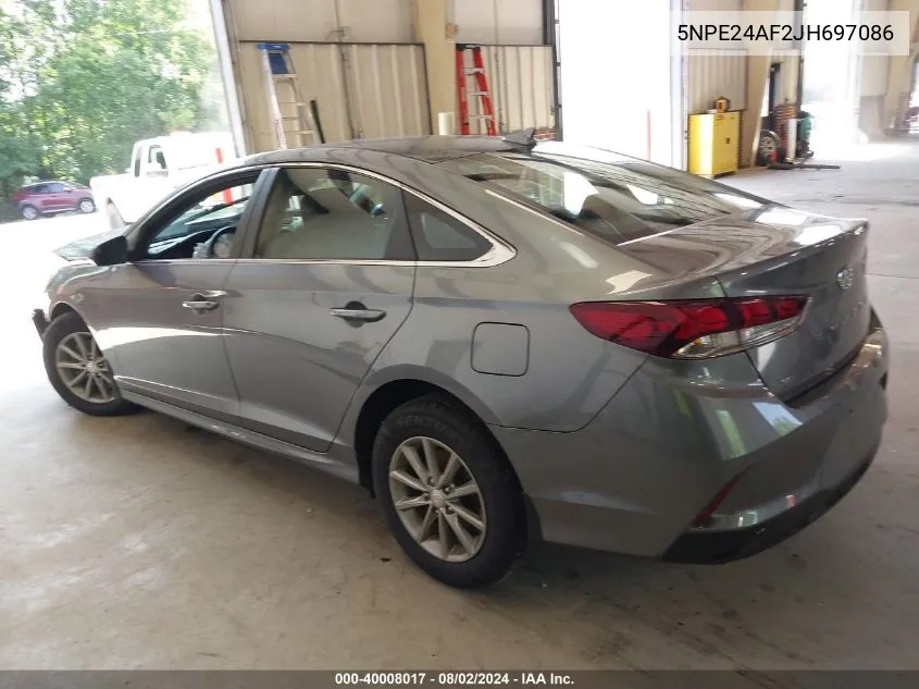 5NPE24AF2JH697086 2018 Hyundai Sonata Se